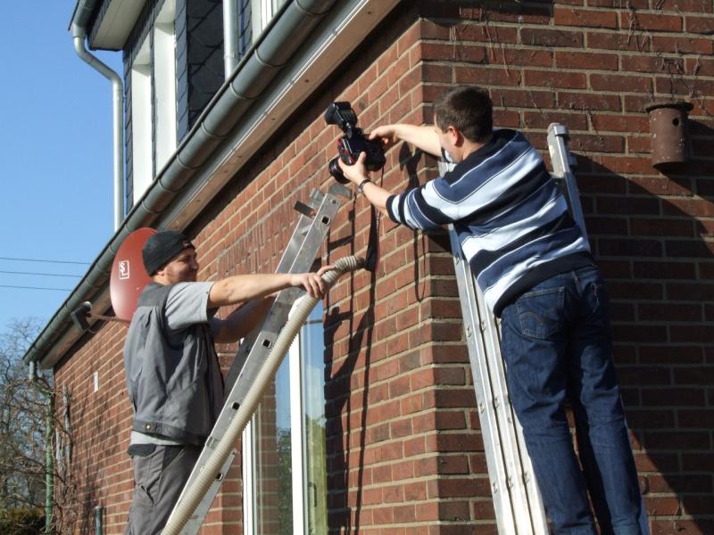 Nachträgliche Kerndämmung klassisch