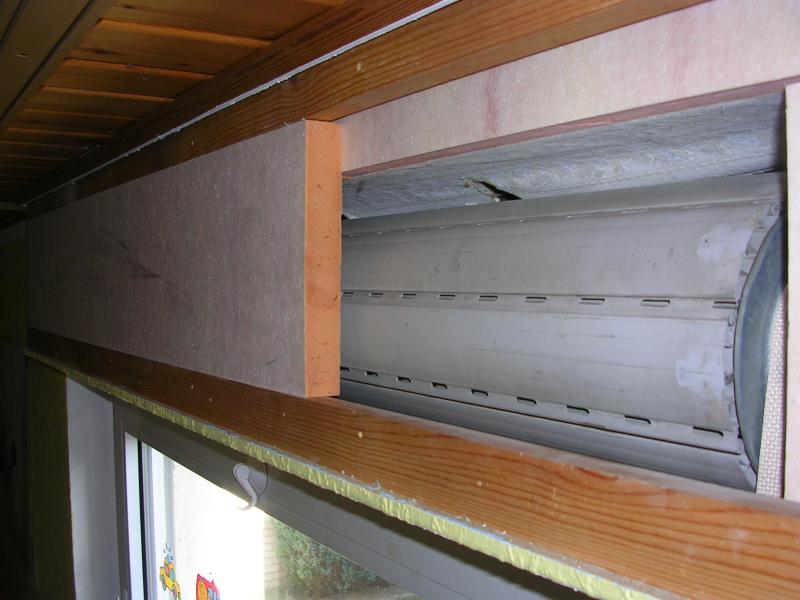 Rollladenkästen gedämmt DIY